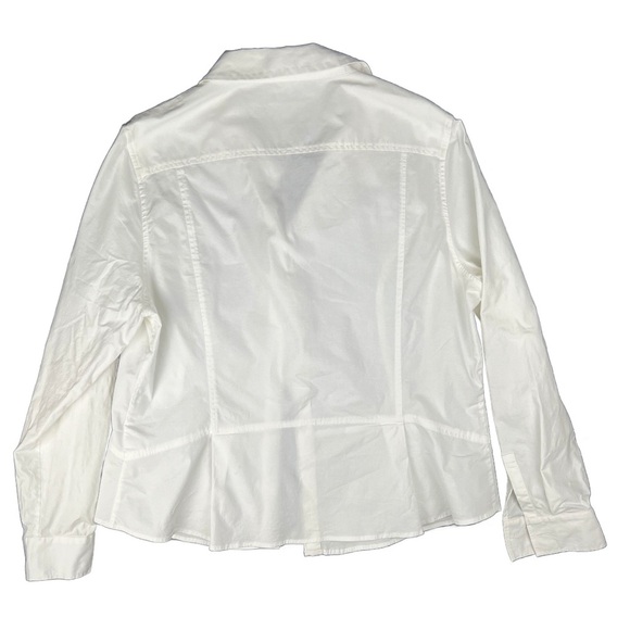 Pure Collection Cotton Shirt In Size 14/16 - Picture 5 of 5